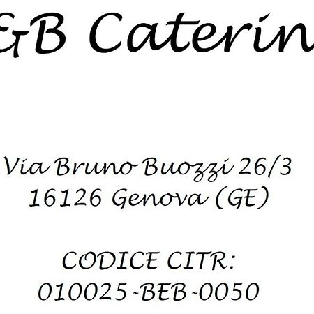 B&B Caterina Genoa Luaran gambar