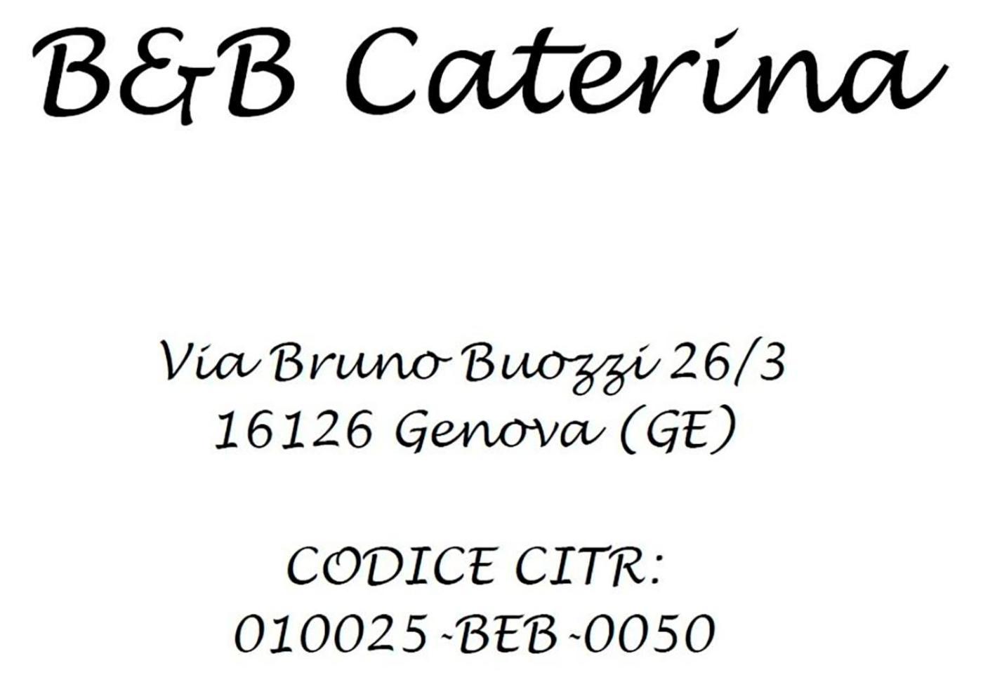 B&B Caterina Genoa Luaran gambar